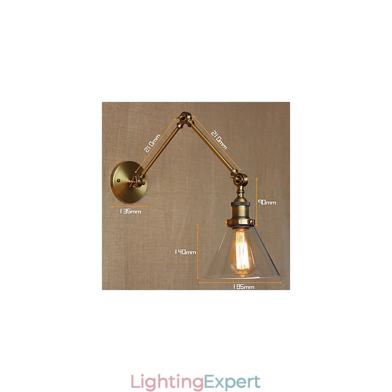 Retro Vintage Store Exclusively Designed Modern Bronze Church Lobby Decorated Bedroom Wall Lamp