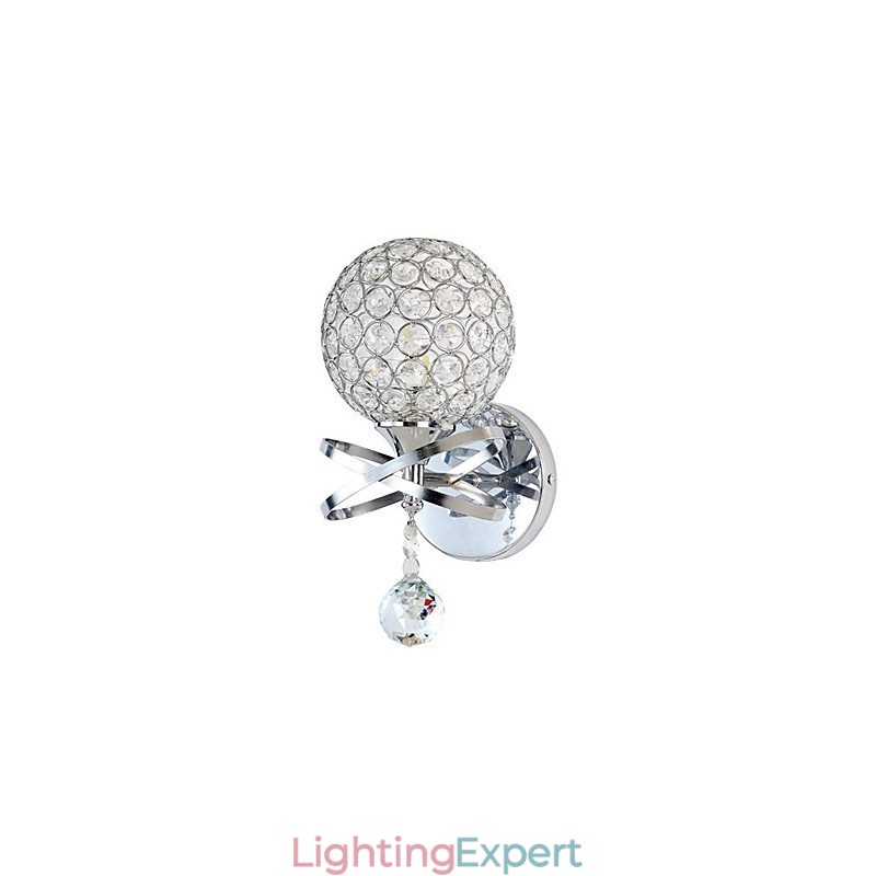 Crystal Wall Sconces Modern Contemporary G9 Metal