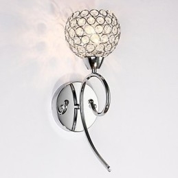 Wall Sconces Reading Wall Lights Crystal Mini Style Modern Contemporary Metal