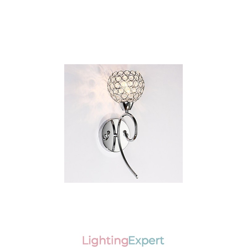 Wall Sconces Reading Wall Lights Crystal Mini Style Modern Contemporary Metal