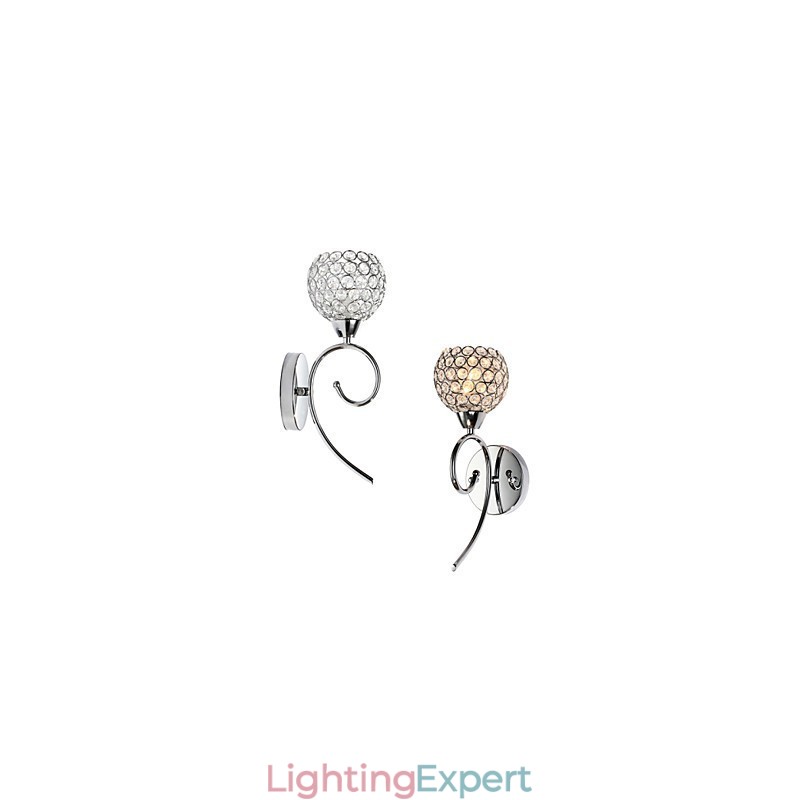 Wall Sconces Reading Wall Lights Crystal Mini Style Modern Contemporary Metal