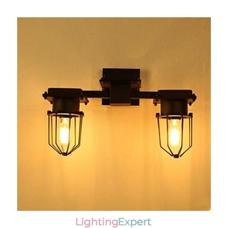 Wall Lamp Wrought Iron Hallway Stairs The Head Of A Bed
