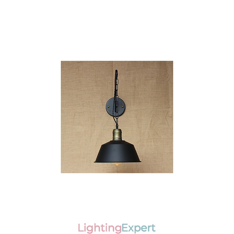 Simple And Creative Personality Wall Lamp Industry Chain American Retro Iron Aisle Bedroom Bedside Wall Lamp