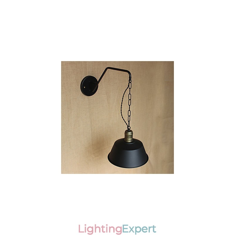 Simple And Creative Personality Wall Lamp Industry Chain American Retro Iron Aisle Bedroom Bedside Wall Lamp