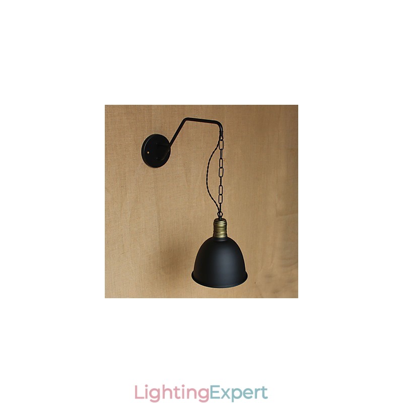Simple And Creative Personality Wall Lamp Industry Chain American Retro Iron Aisle Bedroom Bedside Wall Lamp