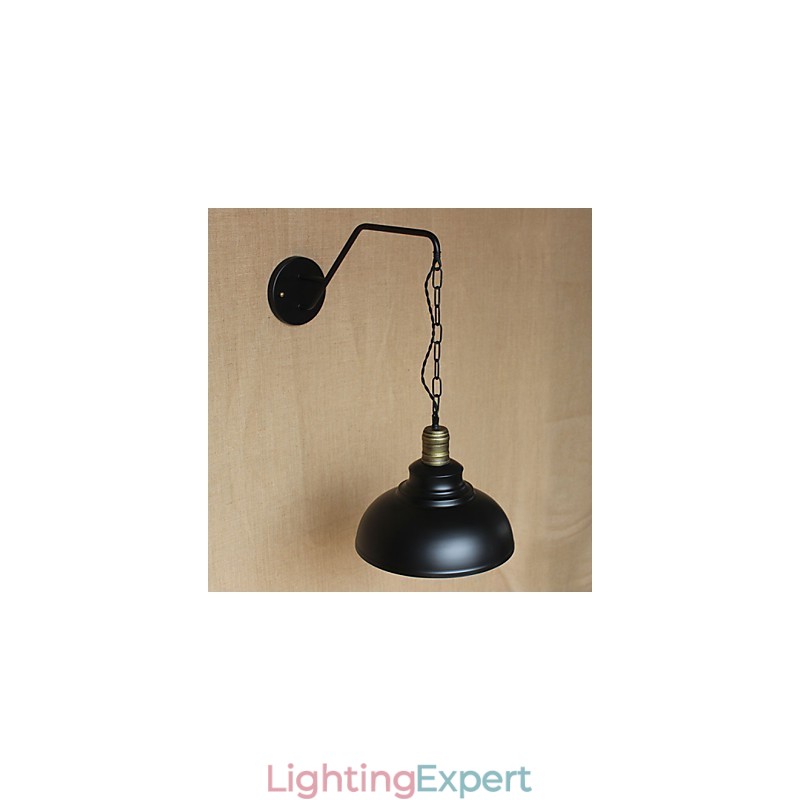 Simple And Creative Personality Wall lamp Industry Chain American Retro Iron Aisle Bedroom Bedside wall Lamp