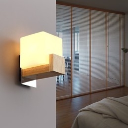Wall Sconces Mini Style Modern Contemporary Wood Bamboo