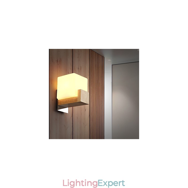 Wall Sconces Mini Style Modern Contemporary Wood Bamboo
