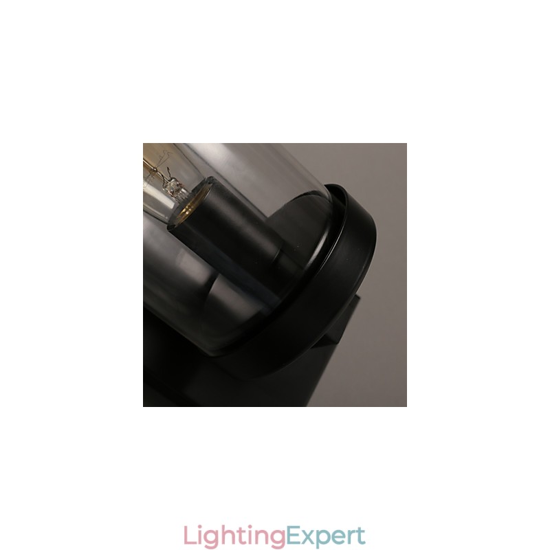 Creative Rural Wrought Iron Glass Wall Lamp Light