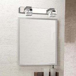 Wall Sconces Bathroom Lighting Wall Washers Crystal Mini Style Modern Contemporary Metal