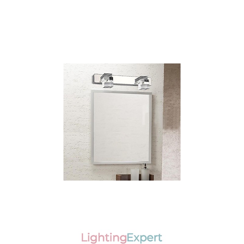 Wall Sconces Bathroom Lighting Wall Washers Crystal Mini Style Modern Contemporary Metal