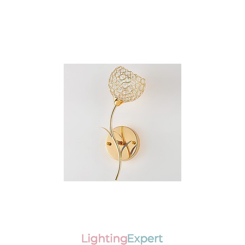 Minimalist Modern Crystal Wall Light