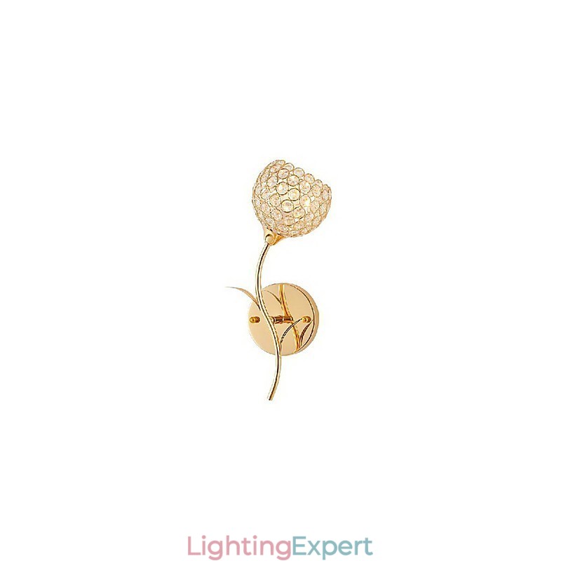 Minimalist Modern Crystal Wall Light
