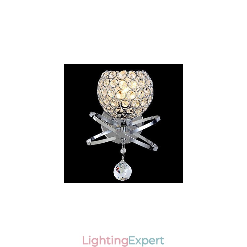 Crystal Wall Sconces Modern Contemporary Metal
