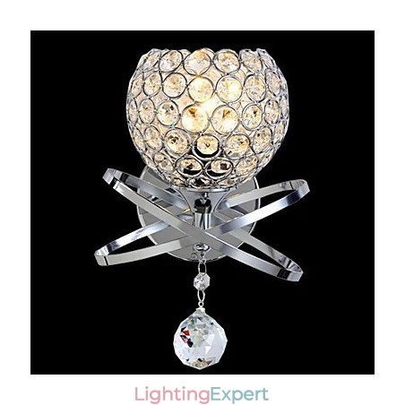 Crystal Wall Sconces Modern Contemporary Metal
