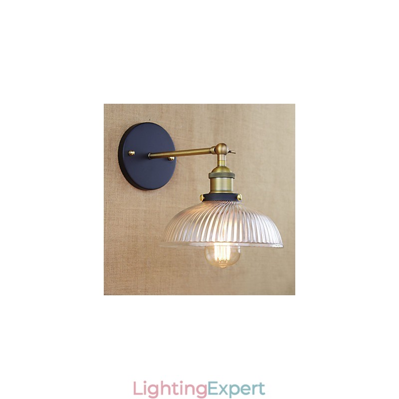 American Country Retro Creative Personality Popular Decorative Glass Wall Lamp