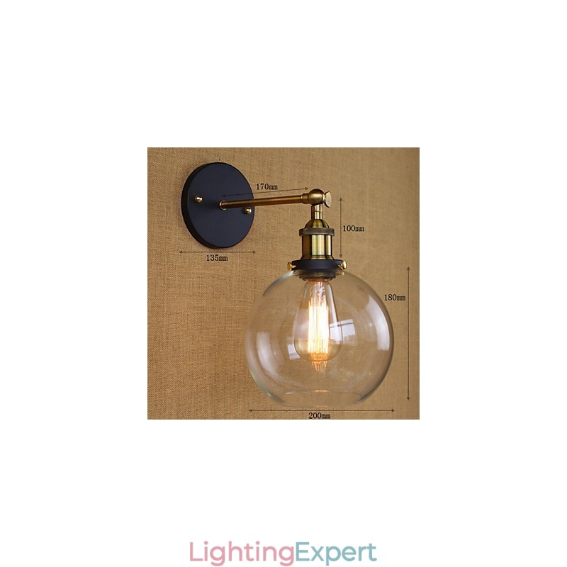 Round Foam Nostalgic American Country Of Export Trade Of The Original Models Of Industrial Decorative Wall Sconce