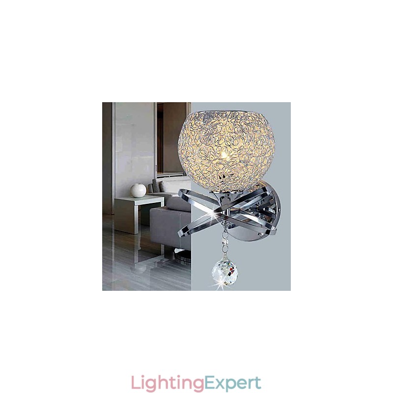 Crystal Wall Sconces Modern Contemporary Metal