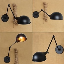 Industrial Style Minimalist Long Arm Double Personality Ills Bedside Dining Decorative Wall Sconce
