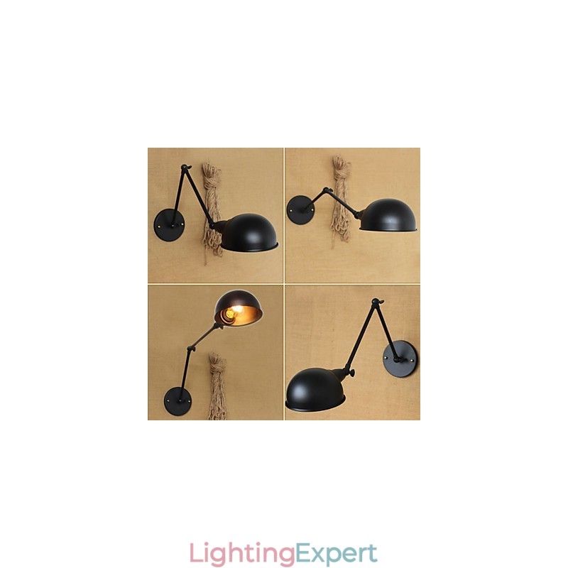 Industrial Style Minimalist Long Arm Double Personality Ills Bedside Dining Decorative Wall Sconce