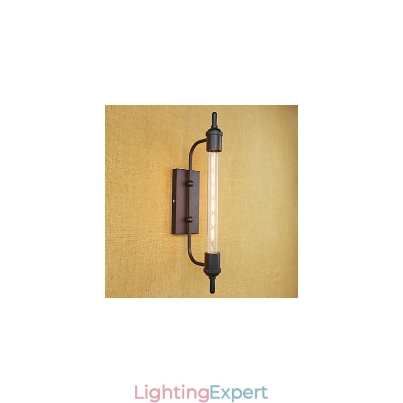 Europe And Retro Clothing Art Restaurant Edison Light Bulb Flute Decorative Wall Sconce