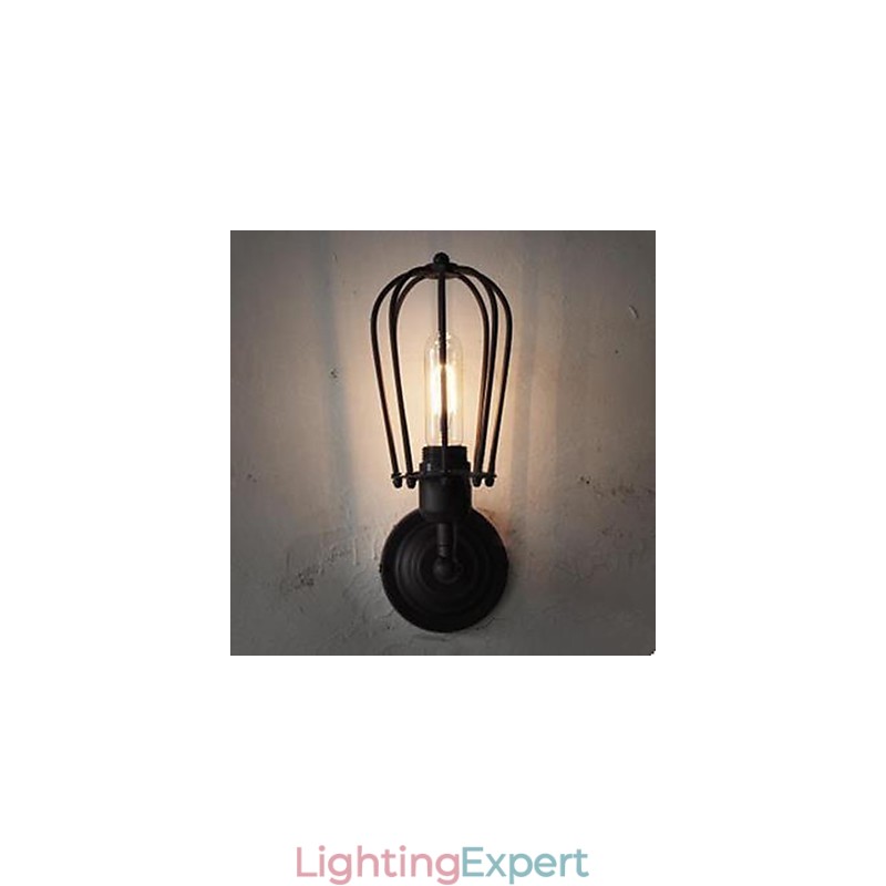 Industrial Retro Wall Lamp Indoor Corridor Single Head Grapefruit Wall Lamp