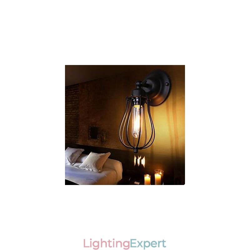Industrial Retro Wall Lamp Indoor Corridor Single Head Grapefruit Wall Lamp