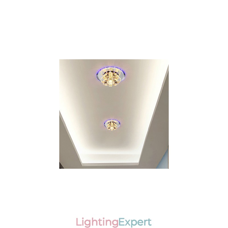 Crystal Ceiling Lamp Spotlight SMD 3W Creative Lamp Absorb Dome Light