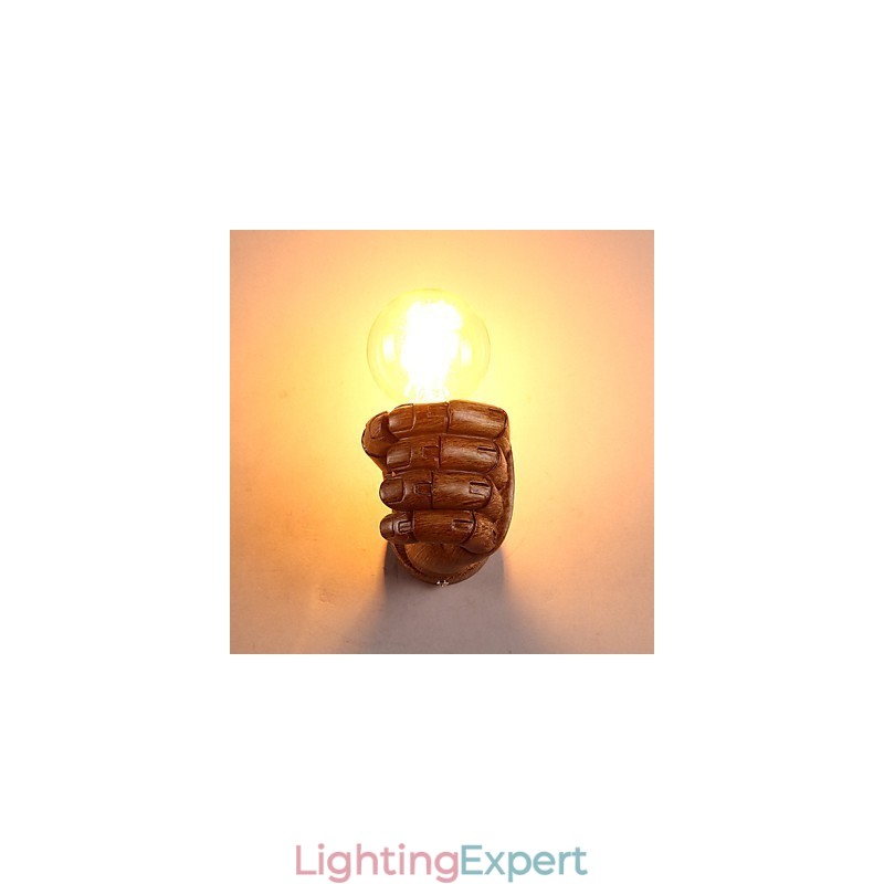European Wall Creative Retro Fist Wall Lamp Lights