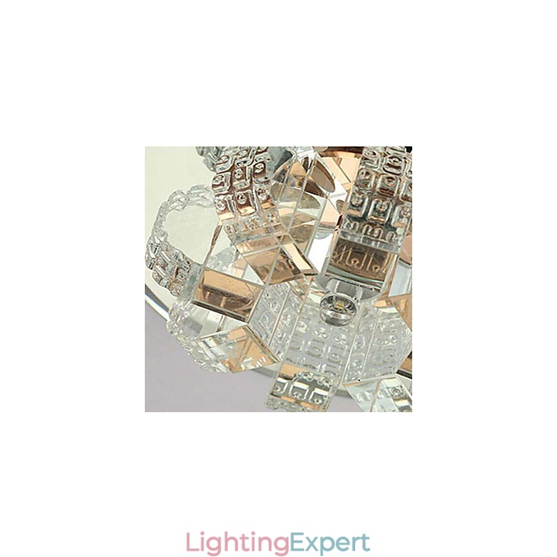 Crystal Ceiling Lamp Spotlight SMD 3W Creative Lamp Absorb Dome Light