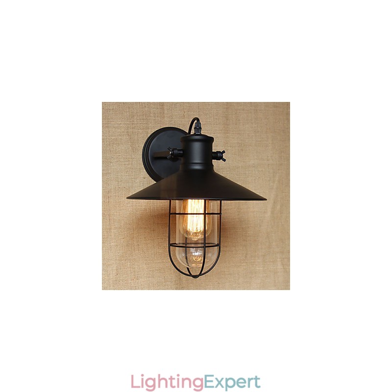 American Country Style Corridor Bar Decoration Of The Head Of a Bed Wall Lamp