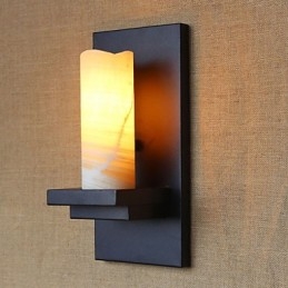 Cylindrical American Country Style Living Room Pastoral Aisle Warehouse Industry Bedside Bar Decorative Wall Sconce