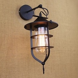Retro Clothing Store Restaurant Scene Decorative Wall Sconce