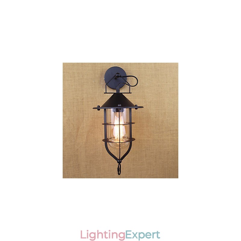 Retro Clothing Store Restaurant Scene Decorative Wall Sconce