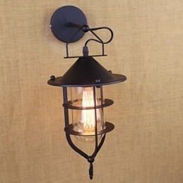 Retro Clothing Store Restaurant Scene Decorative Wall Sconce