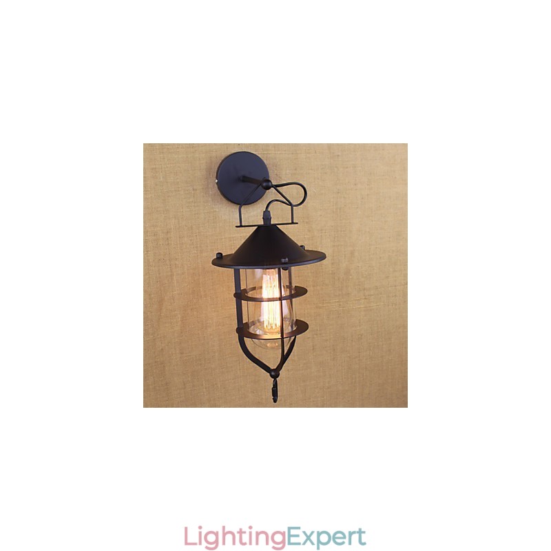 Retro Clothing Store Restaurant Scene Decorative Wall Sconce