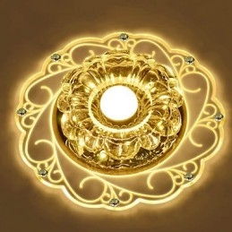 Crystal Ceiling Lamp Spotlight SMD 3W Creative Lamp Tube Light Colorful Color Dome Light