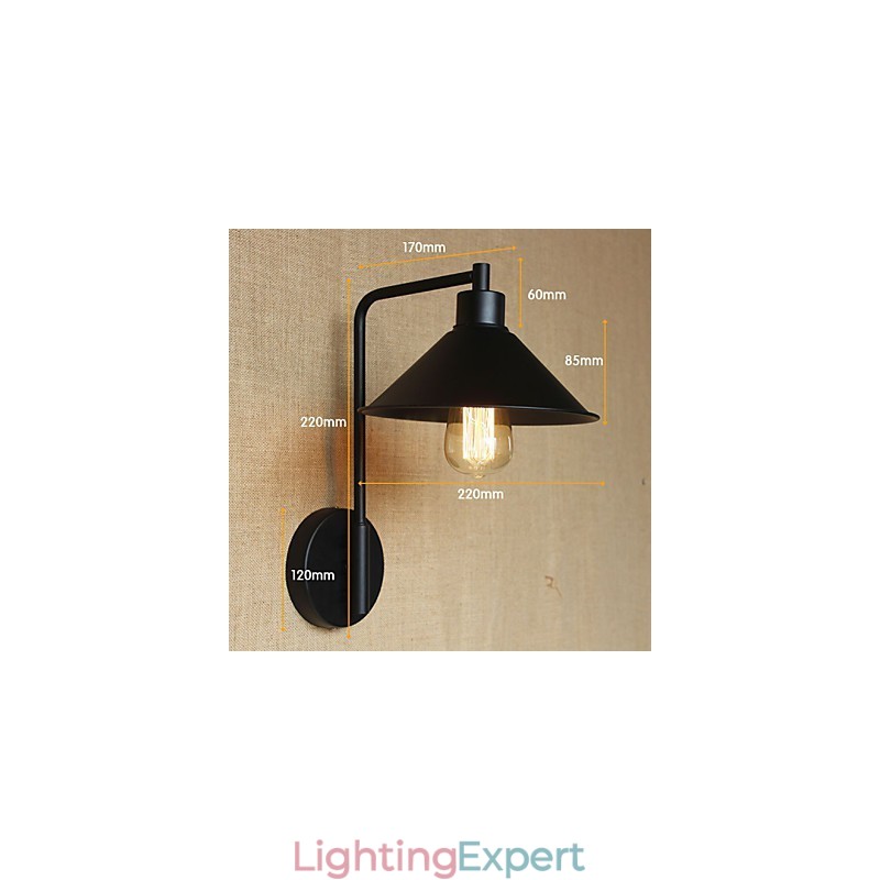 Modern Minimalist Aisle Warehouse Balcony Porch Iron Decorative Wall Sconce