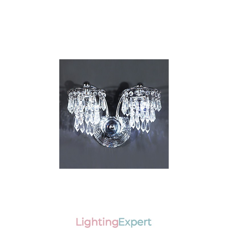 Crystal Wall Sconces Modern Contemporary Metal
