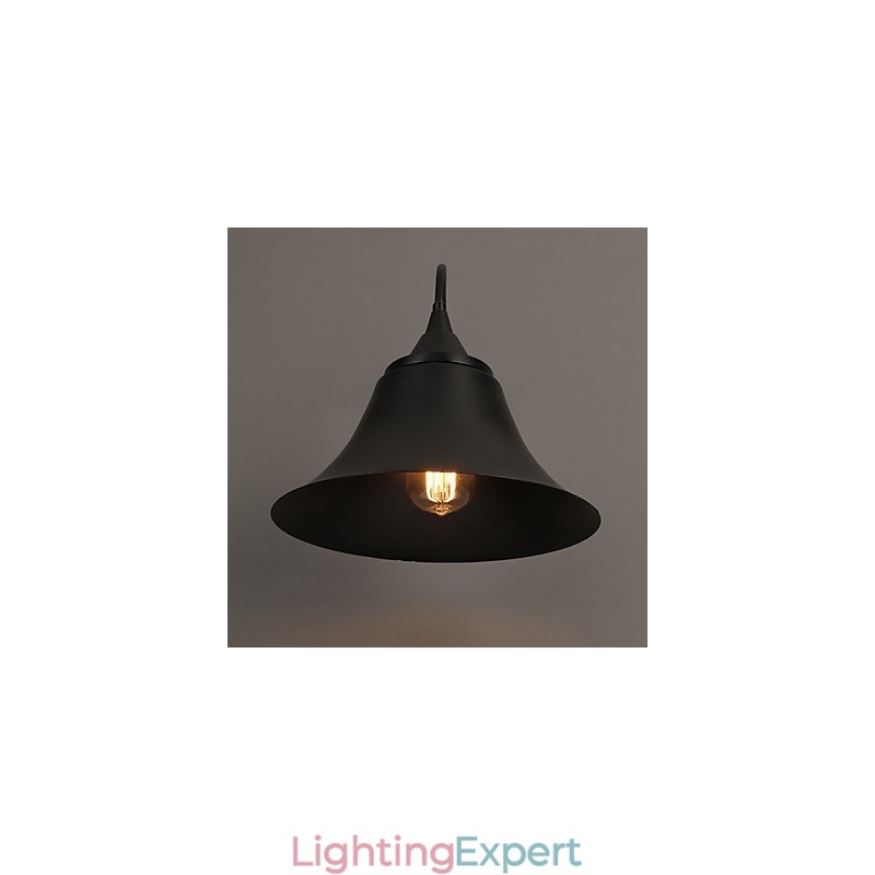 220V 29*29CM 5 10㎡ Designer Duds Loft Style Ancient Black Iron Cap Wall Lamp Light