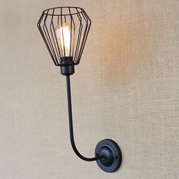 American Country Creative Iron Elbow Antique Single Head Lamp Bedside