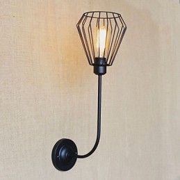 American Country Creative Iron Elbow Antique Single Head Lamp Bedside