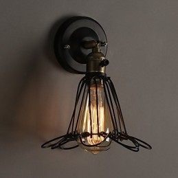 American Country Loft Restoring Ancient Ways Wall Lamp Wrought Iron Wall Lamp Light