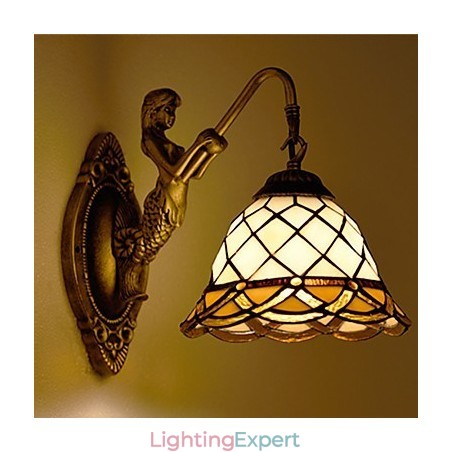European Contracted Rural Creative Wrought Iron Wall Lamp Glass Lights European Contracted Rural Creative Wrought Iron Wall Lamp Glass Lights