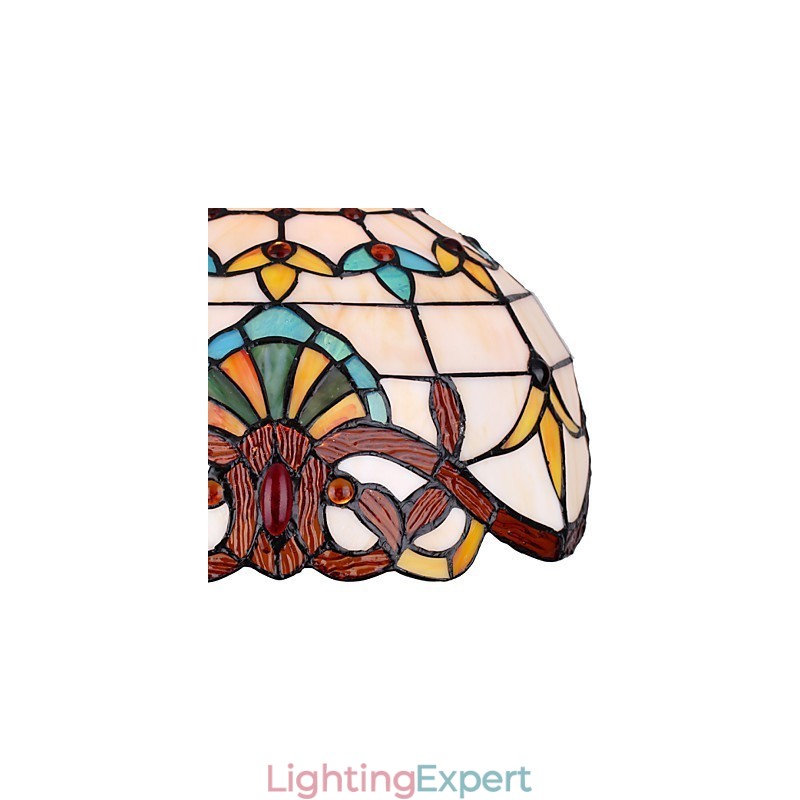 European Contracted Rural Creative Wrought Iron Wall Lamp Glass Lights