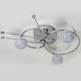 Modern Contemporary Electroplated Flush Mount