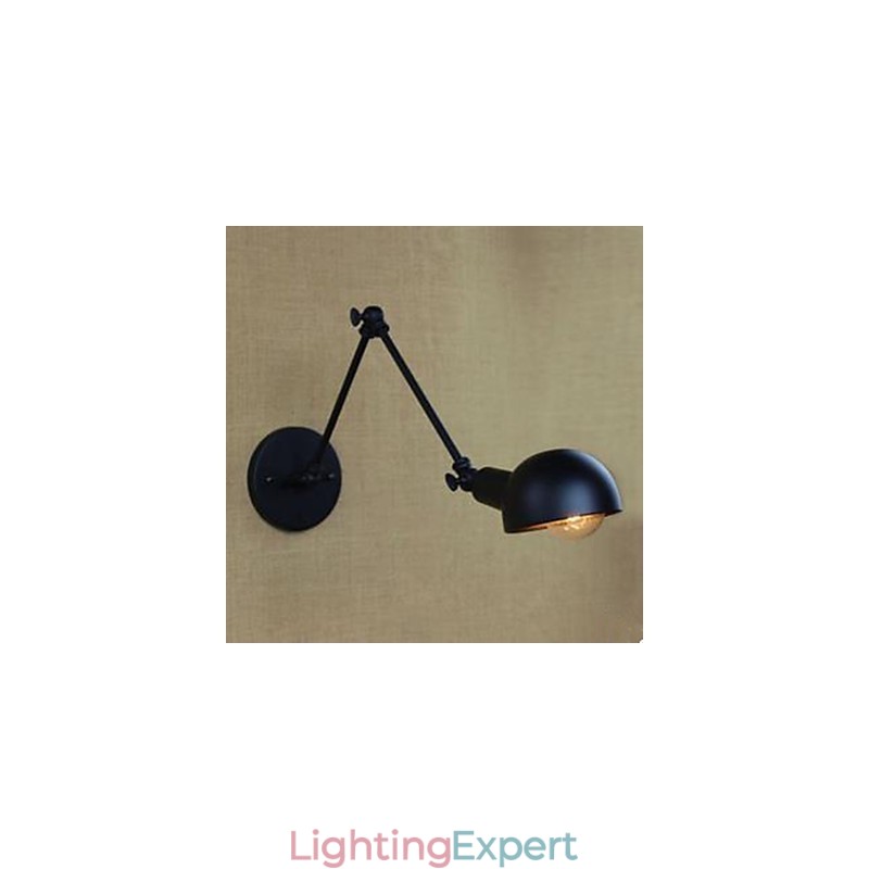 The Balcony Stair Corridors Contracted Creative Restaurant Bar Wall Lamp Wrought Iron Long Arm