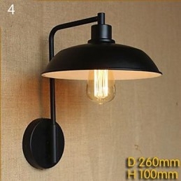Contemporary And Contracted Warehouse Balcony Porch Corridor Wall Lamp Wrought Iron Decoration