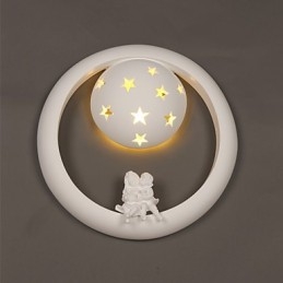 Sweet Pastoral Gypsum Fun Children Room Porch Wall Lamp Lights