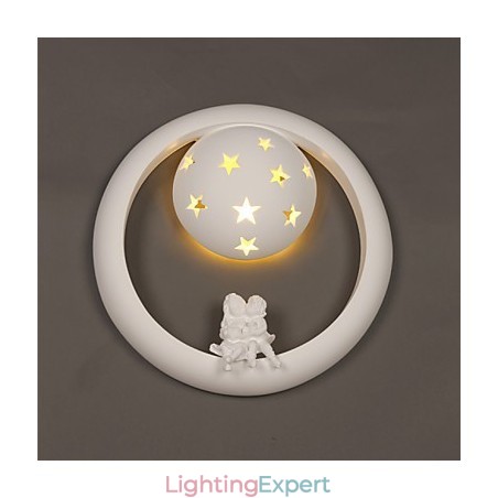 Sweet Pastoral Gypsum Fun Children Room Porch Wall Lamp Lights Sweet Pastoral Gypsum Fun Children Room Porch Wall Lamp Lights